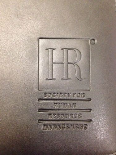 SHRM Black Portfolio Society For Human Resource Management Folder HR