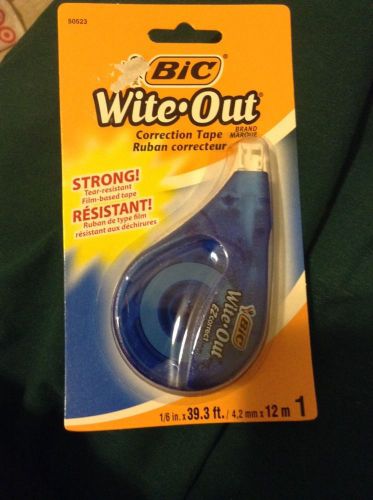 Bic Wite Out Correction Tape White EZcorrect Blue Dispenser 50523 Brand New