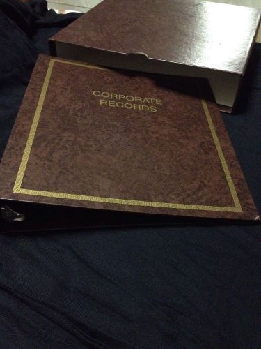 Binder with hardcover case or sleeve (wood brown) for sale