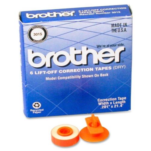 BROTHER INT L (SUPPLIES) 3015 6PK LIFT-OFF CORRECTION TAPE