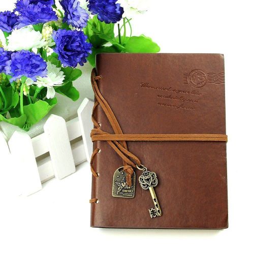New Office Aitao Journal Diary String Key Retro Vintage Classic Leather Bound No