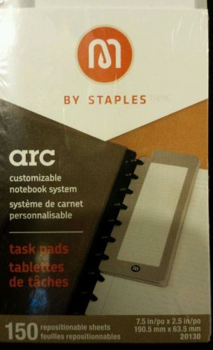 ARC by Staples 5.5x8.5 dividers, notepad and pack of Bic pens NIP