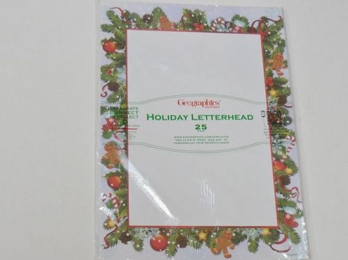 Geographics GeoPaper Holiday Letterhead Christmas Time A4 Xmas paper 48928