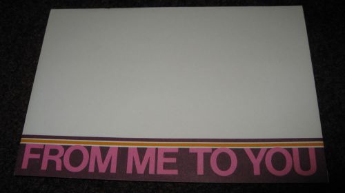 VTG Retro Pink &amp; Purple From Me To You Neat Mailing Envelopes Set of 9