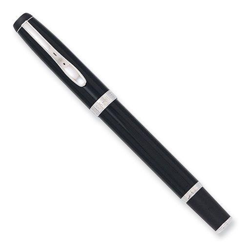 Charles Hubert Black and Silver-tone Rollerball Pen