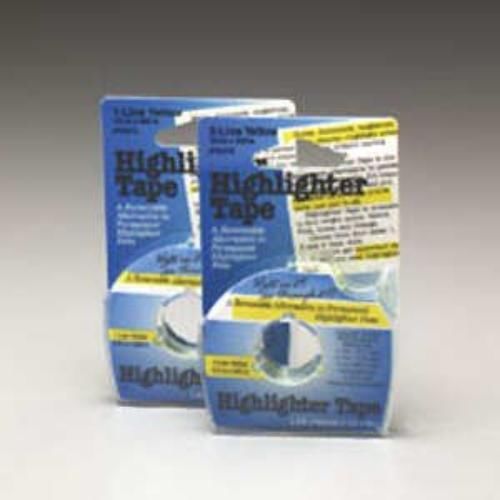 NEW One Roll of Highlighter Tape, 1-line Yellow
