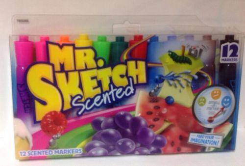 Mr. Sketch Scented Markers, Assorted Colors, 12 Pack New Cheap