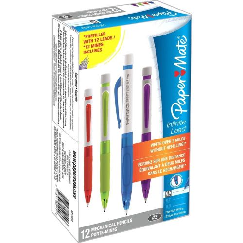 Paper mate infinite lead mechanical pencils - #2 pencil grade - 0.5 (1780799dz) for sale