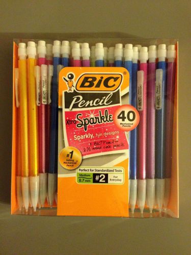 Bic shimmers pencil 40 mechanical pencils medium 0.7mm for sale