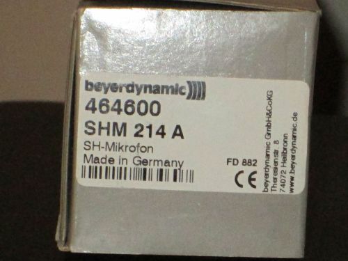 Beyerdynamic 16&#034; cardioid condenser gooseneck 464600 shm 214 a microphone for sale