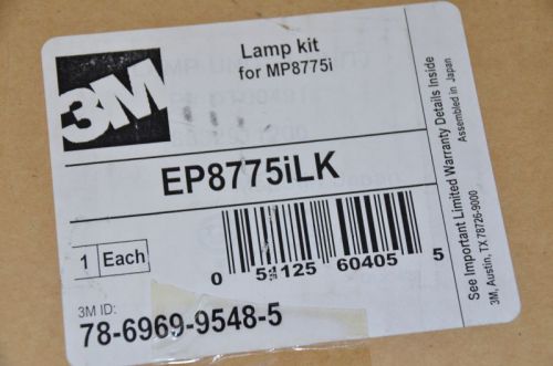 78-6969-9548-5 Genuine OEM Replacement Lamp For 3M Projector MP8775i Brand NEW
