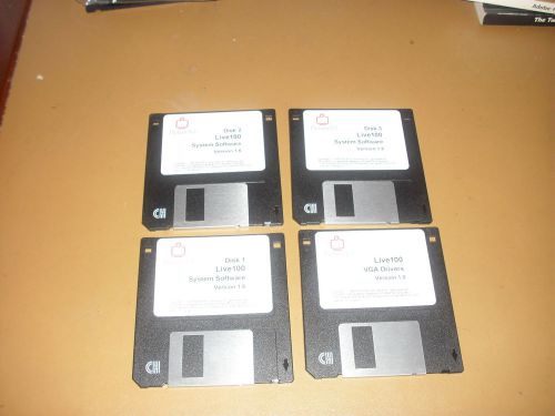 Vintage PictureTel Live100 System Software Installation Disks Version 1.6