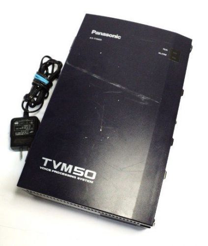 PANASONIC KX-TVM50BX VOICE PROCESSING SYSTEM TVM50 VOICEMAIL W/ AC ADAPTOR