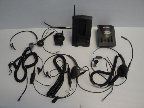 Lot of  Plantronics Headsets with Microphone and Misc..
