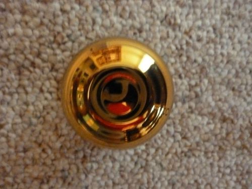 2 - schlage lock f170vgeo605 georgian dummy knob - two &#034; new &#034;- bright brass for sale