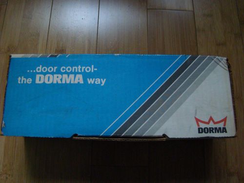 DORMA DOOR CLOSER 605 PA HEAVY DUTY  DOOR CONTROL SILVER COLOR U.S.A. MADE NEW