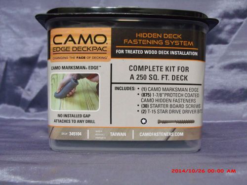 NEW ,Camo Edge Deckpac 345104( 875 1-7/8&#034; screws )1 camo marksman edge( 2 bits)