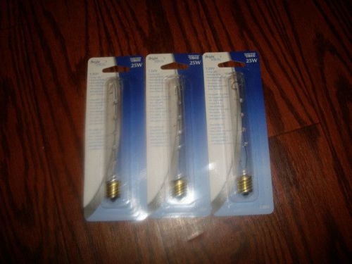 Lot of 3 Bright Effects 018410 25W 120V Long Life LBP25T61/2 Long Life