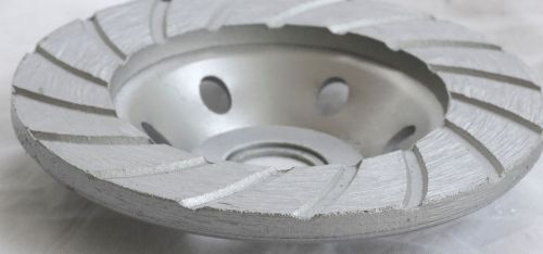 Diamond turbo cupwheel cup wheel for granite marble stone concrete tile flooring for sale