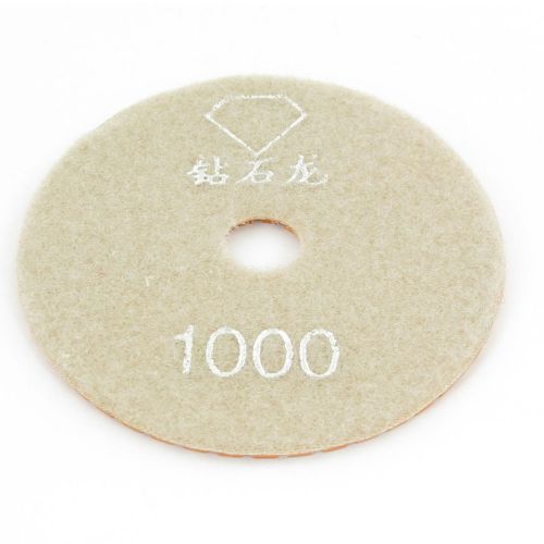 3.9&#034; Diameter Grit 1000 Tile Stone Wet Polisher Grinder Diamond Polishing Pad