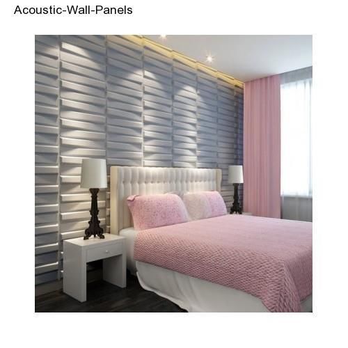 Acoustic 3&#034; Organic Plant Fiber Wall Panels Home Office Studio Wall Coverings