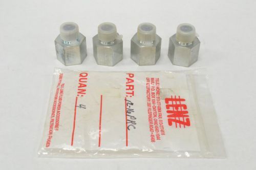 LOT 4 NEW LENZ 12-16PRC STELL STRAIGHT CONNECTOR FITTING 3/4X1IN NPT B221802