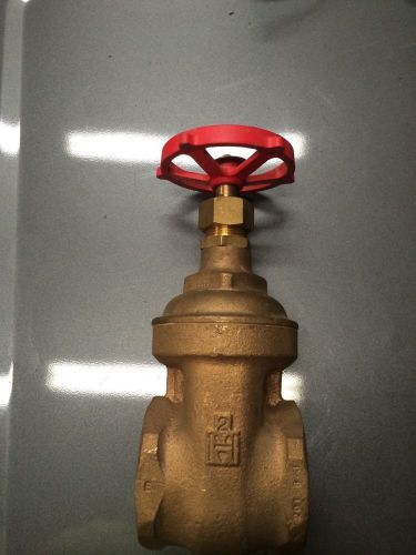 2&#034; usa made milwaukee gate valve npt threaded both ends brass copper plumbing for sale