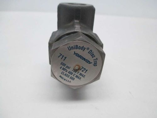 New yarway 711 721 unibody disc trap 3/8in npt steam trap d340017 for sale
