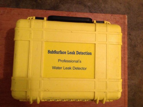 Almost brand new ld-12 subsurface water leak detector for sale