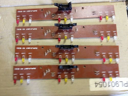 ONE 1 DUPLO DC1200 AND 12/24 COLLATOR BIN INDICATOR PANEL (4 AVAILABLE)