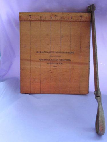 Kodak picture trimmer #2 Paper Cutter 1950&#039;s cutting board NICE, Rochester, NY