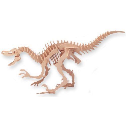 Raptor dinosaur puzzel assembly DXF file for CNC laser, plasma cutter,or router