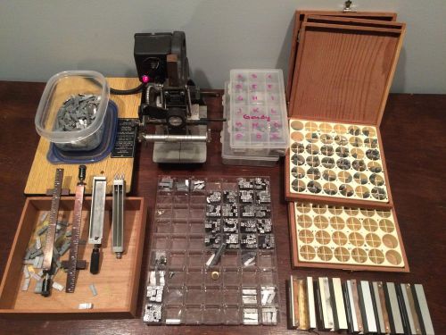 Kingsley M-101 Hot Stamp Machine Parts &amp; Pieces - Misc Lot