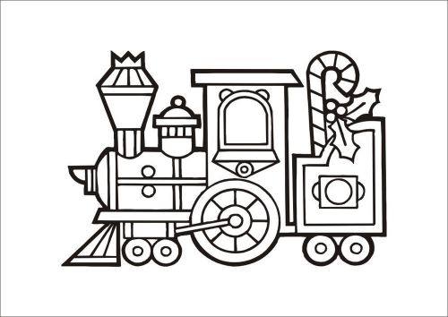 2X Christmas Choo Choo Train Decal Vinyl Sticker Car Truck Bumper Laptop-579A