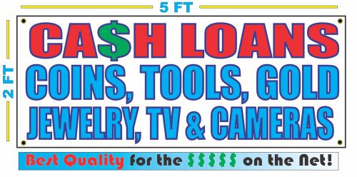 CASH LOANS w LIST Full Color Banner Sign NEW XXL Size Best Quality for the $$$