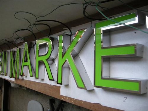 Xmas LED Business Signs Acrylic Letters Channel Advertising for Customized Hot!