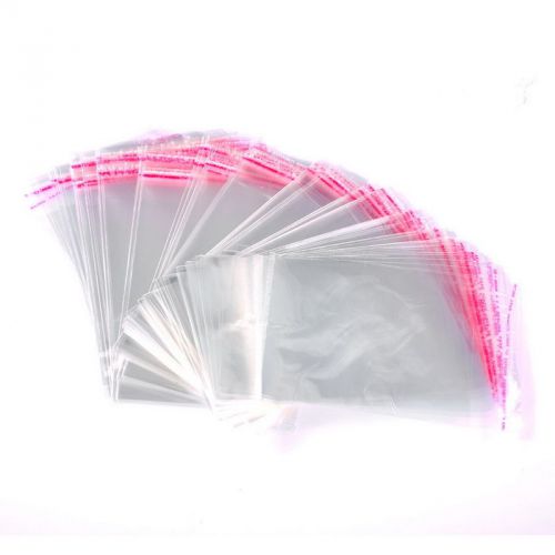 800 Self Adhesive Seal Plastic Bags W/Hang Hole 16x10cm(Usable Space:11x10cm)