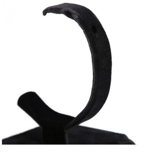 Enduring Velvet C Type Design Jewelry Bracelet Watch Display Rack Stand Holder