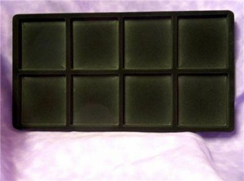 8 SLOT FLOCKED INSERT FOR LARGE DISPLAY TRAY