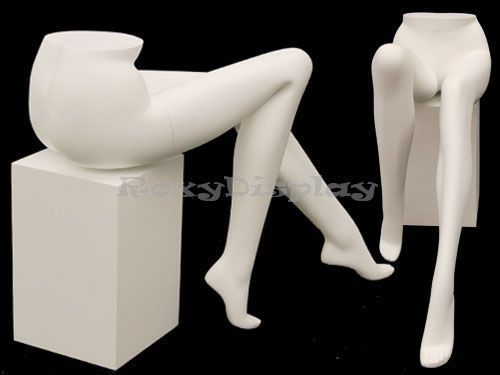 Female mannequin legs with a stool display hosiery, sox, sock. #md-slegfx for sale