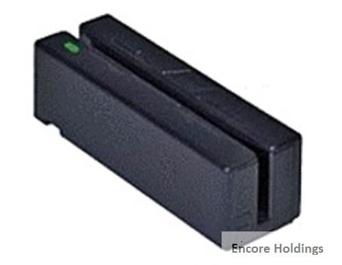 MagTek 21040140 SureSwipe USB Magnetic Card Reader - Track-1, 2, 3 - Black
