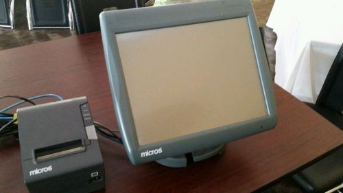 Micros Workstation 5a w/ Base stand, Thermal Printer,