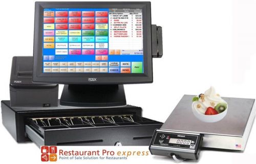 Pcamerica pos frozen yogurt restaurant complete all in one system 1 station new for sale