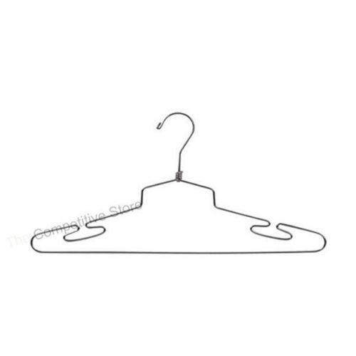 16&#034; steel lingerie hanger with regular hook and twist joint - box of 50 pieces for sale