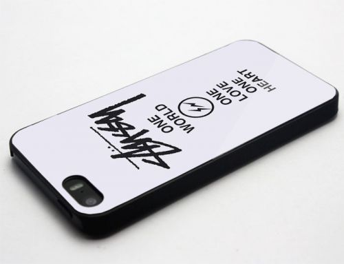 Stussy One Love One Hearts Logo iPhone 4/4s/5/5s/5C/6 Case Cover th661