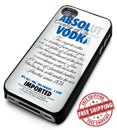Absolut Glimmer vodka Logo iPhone 5c 5s 5 4 4s 6 6plus case