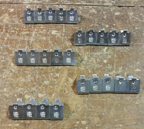 Total of 24 - knape &amp; vogt #256 pilaster clip on solid steel shelf support for sale