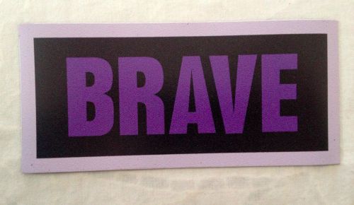 DIESEL be stupid campaign large block text poetry frig magnet swag purple BRAVE