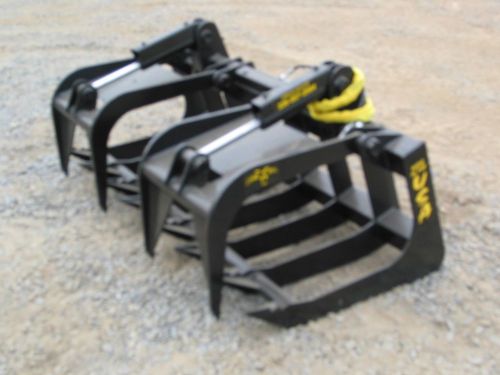 74&#034; bobcat root grapple skidsteer attachment universal hook-up quick attach for sale