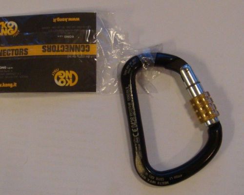 Kong rescue screw xl connector / carabiner carbon steel black for sale